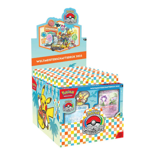 Weltmeisterschaftsdeck Display 2025 - Booster Display (8 Decks) – Deutsch